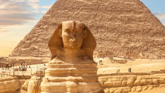 From Cairo: Tour of Giza Pyramids, Great Sphinx of Giza, Saqqara, and Memphis
