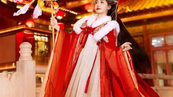 上海城隍廟/豫園妝造中國傳統服飾漢服寫真拍攝體驗