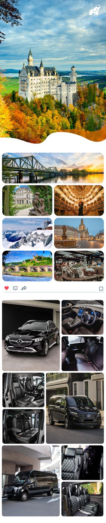 Alster Lakes + Hamburg City Hall + Hamburger Kunsthalle + Neuer