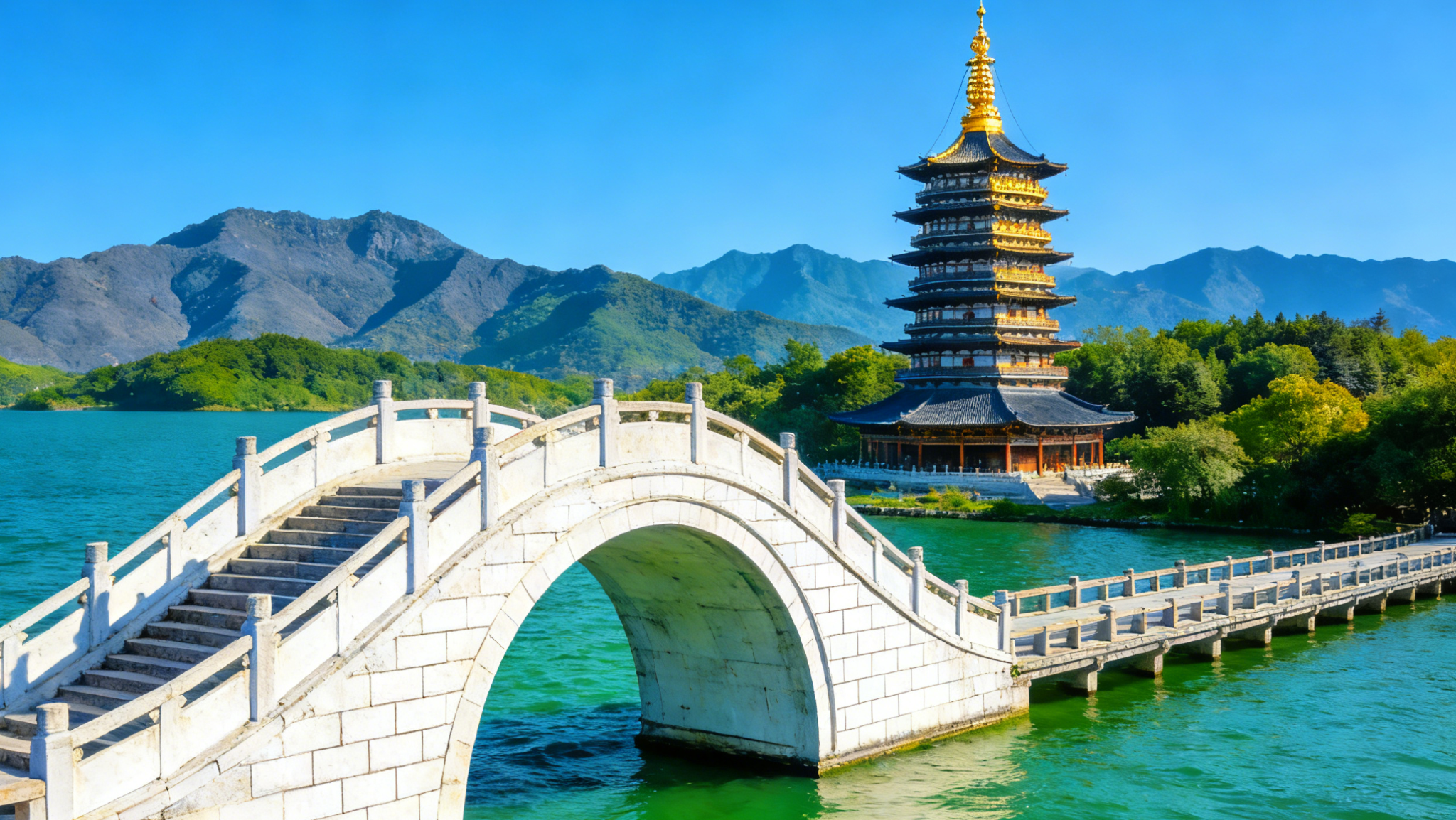 Hangzhou Day Tour: West Lake + Lingyin Temple + Tea Mountain Hiking (Small Group of 2-5 People) with English-Speaking Guide