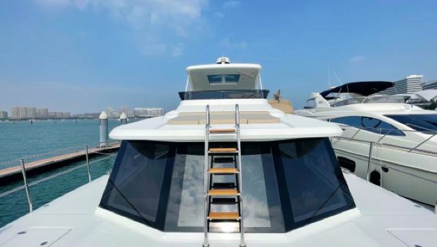 【廈門遊艇租賃】廈門五緣灣~53尺豪華雙體遊艇包船出海觀光海上垂釣團建生日聚會求婚用船