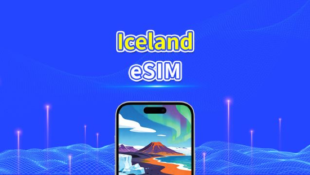 Iceland eSIM | Data Kelajuan Tinggi | 5G/4G | Pakej Harian/Data | 24-Jam | 1-30 Hari | Kod QR