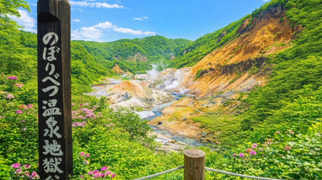 Lake Toya & Noboribetsu Hell Valley Day Tour