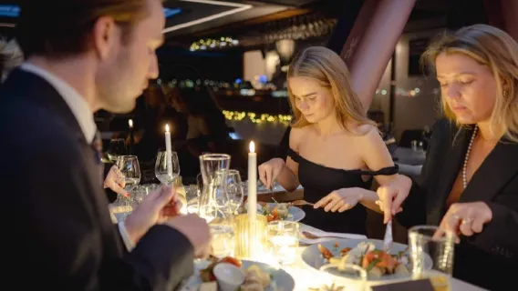 Jantar de Aurora Boreal em Tromso, Noruega | Cruzeiro com Jantar de Frutos do Mar Ártico de Três Pratos & Museu Polar