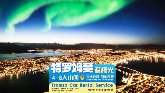 [Noruega: Em Busca da Aurora Boreal] Passeio de um dia em Tromso com carro privativo/compartilhado | Grupo de 4-8 pessoas + motorista-guia em chinês/inglês~ Fiordes ao redor de Tromso / Fronteira entre Finlândia e Noruega / Território finlandês