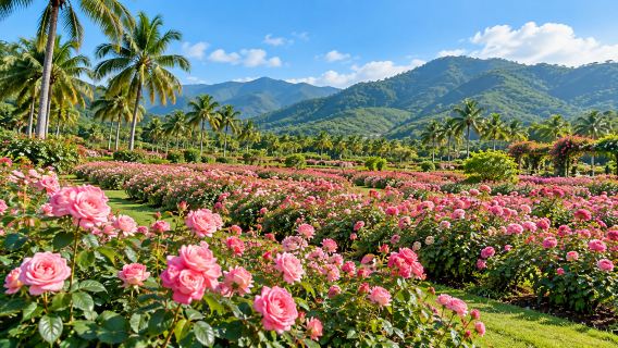 Dagstur til Yalong Bay International Rose Valley + Yalong Bay + Luhuitou Scenic Area