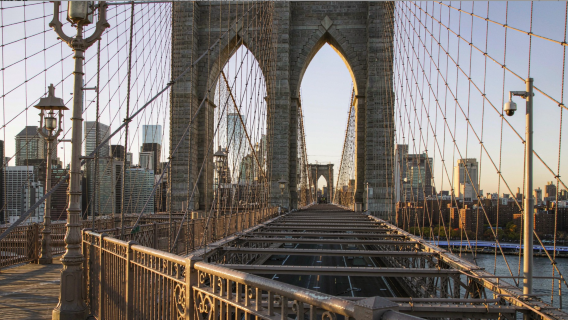 New York: Brooklyn Bridge lights night tour
