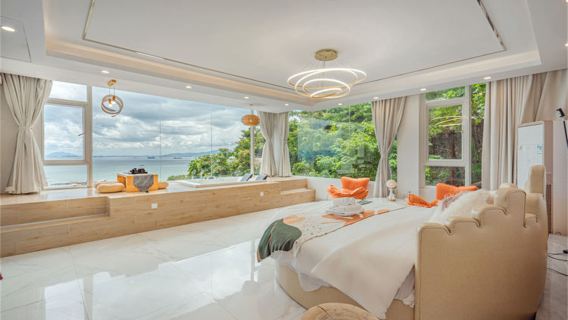 北海銀灘多樂小院·過夜露營【北海銀灘5房營地「私家花園+自助廚房」團聚團建2日1夜】