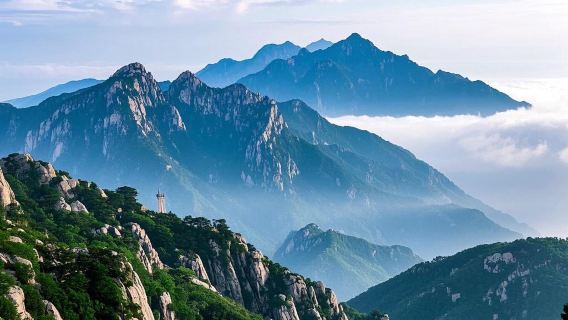 泰安自行集合泰山風景區+南天門+五嶽獨尊石+碧霞祠一日遊