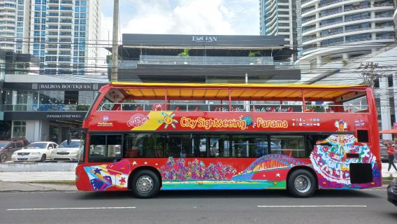 City Sightseeing экскурсионный автобус в Панаме с возможностью выхода и посадки