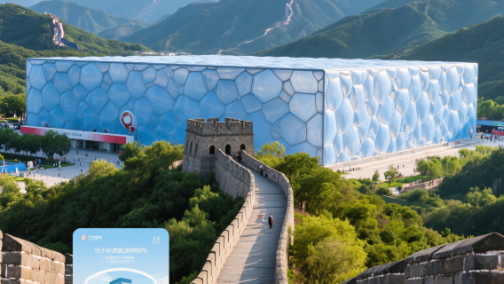 【プライベートツアー】八達嶺長城+ウォーターキューブ&プライベートツアーで長城登攀とウォーターキューブ観光