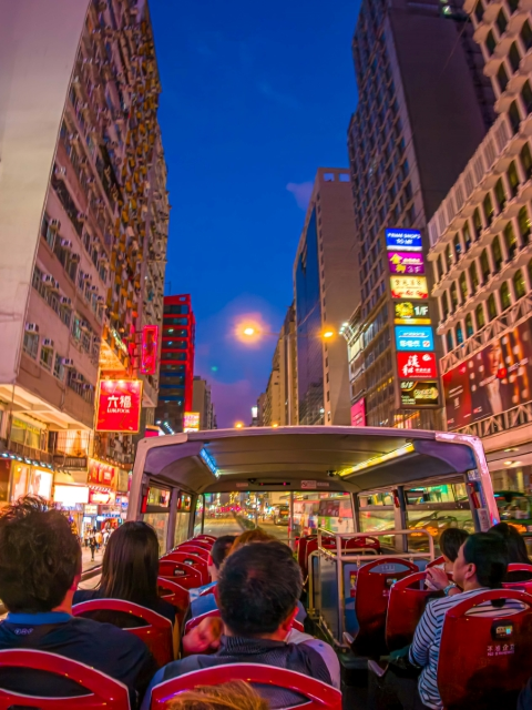 香港 BIG BUS 觀光巴士夜遊之旅