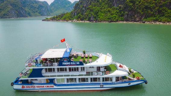 Halong Bay Full Day Tour by 5 stars Halong Asiana Cruise
