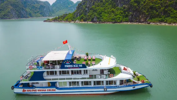 Halong Bay Full Day Tour by 5 stars Halong Asiana Cruise