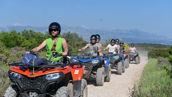 Trogir, Žedno: Čiovo Island 100% Off-Road Quad ATV Tour