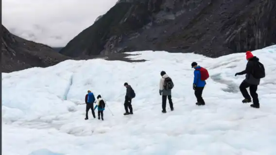 New Zealand Fox Glacier HELI-HIKE Glacier Helicopter Sightseeing + Hiking Rapid Ticketing + Professional Equipment