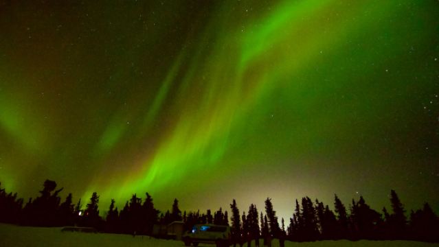 費爾班克斯北極圈一日遊+道頓公路探險·追極光·指定飯店接駁
