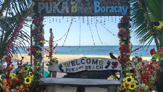 1-day tour to Puka Beach & Coral Garden in Boracay Island, Philippines|BBQ Lunch
