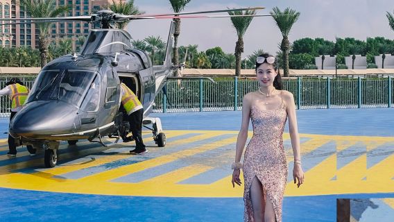 Dubai Helicopter Sightseeing Tours-Fly from Atlantis