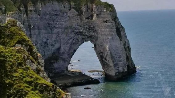 1-day tour to Étretat Cliffs + Les Jardins D'Etretat in France