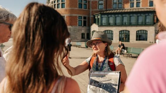 Tour privato a piedi della Vecchia Quebec con funicolare