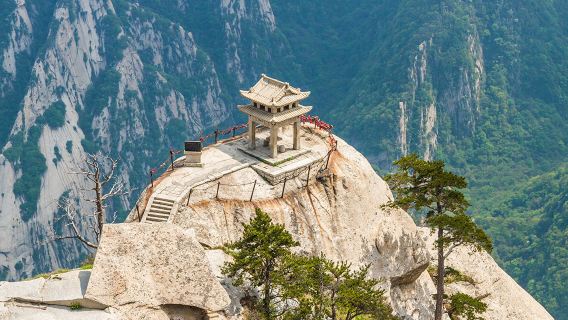 【華山景區官方店】華山一日遊+免升頭等艙+登山禮包+可選小團