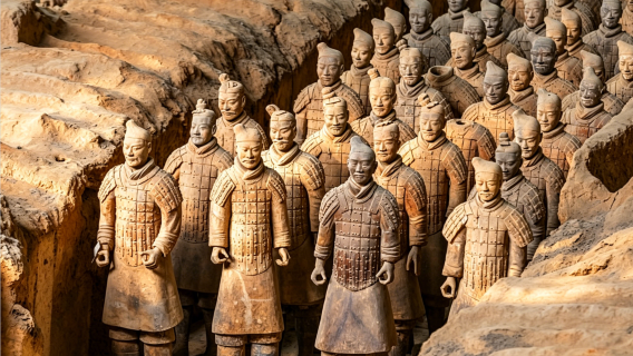 Excursión de medio día al Museo del Mausoleo del Emperador Qin Shihuang (Guerreros de Terracota) en Xi'an con visita guiada con explicaciones profesionales en inglés