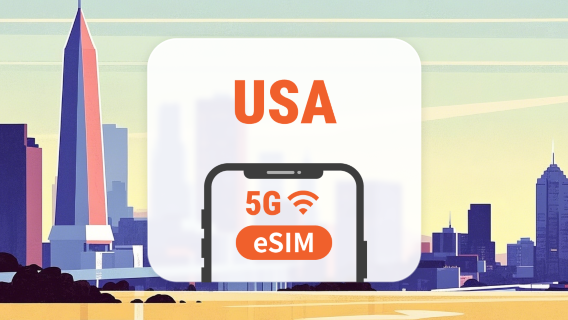 USA 5G eSIM | Lokal IP • Alla AI & TikTok | 1–30 dagar | QR-kod