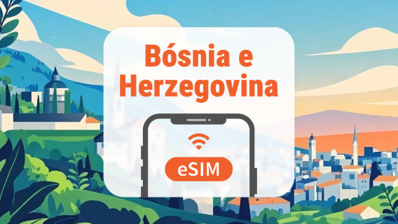 Bósnia e Herzegovina eSIM | Todos os AI & TikTok | 1–30 Dias | Código QR