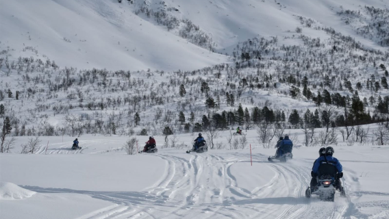 Tromso·motos de nieve de 6.5 a 7 horas (múltiples franjas horarias)