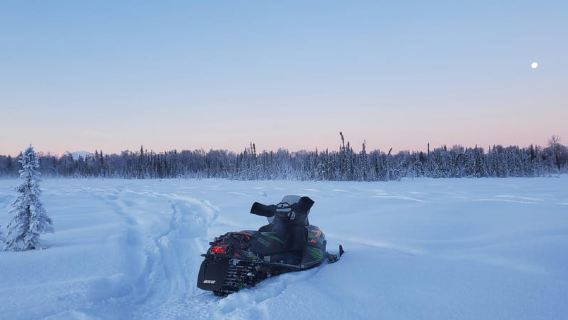 Anchorage: Snowmobile Adventure with Transportation