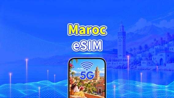 Maroc 5G eSIM | Phủ Sóng 2 Mạng | Hỗ trợ AI & TikTok| Gói ngày/tổng dung lượng | Tính phí mỗi 24 giờ | 1–30 ngày | QR Code