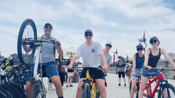 Xi'an stadsmuur toegangsticket + fietsen ervaring | 13.7 km oude stadsmuur fietstocht 