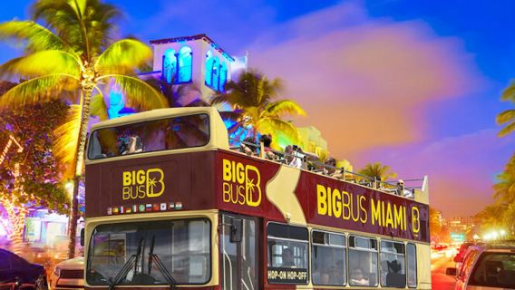 Big Bus Miami: Sightseeing-Tour bei Nacht