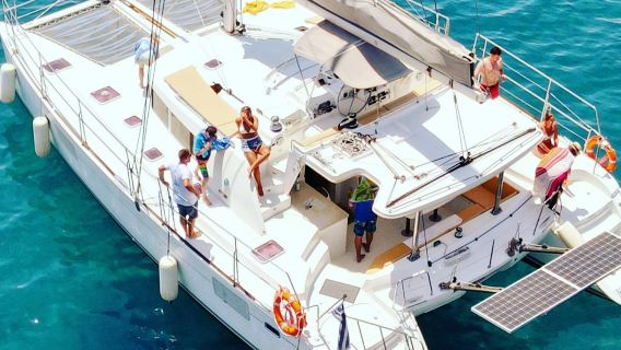 Rhodes: Catamaran Day Cruise with Lunch