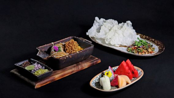 ชุดอาหารกลางวันที่ Bodhi Terrace ของอนันตรา รีสอร์ท เชียงใหม่
