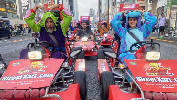 Street Kart|Уличные карты в Токио: опыт вождения в Сибуя, магазин в Сибуя