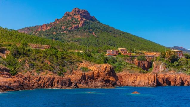 Dari Mandelieu: Cruise Pemandangan Corniche d'Or dengan Panduan