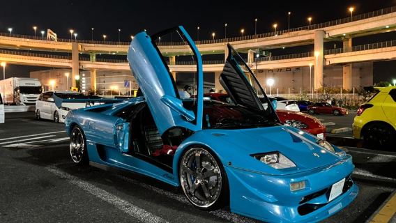Mitternachtsangriff von Wangan und JDM-Autotreffen im GTR-R35