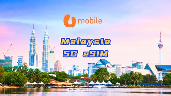 Malasia | eSIM U Mobile | Selección de datos para varios días | Alta velocidad en todo momento | Código QR