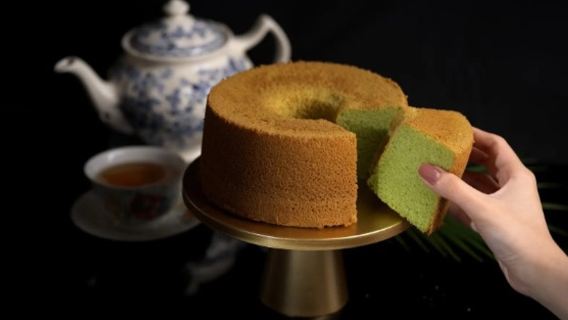 baucar penebusan Kek Pandan Chiffon cenderamata Singapura