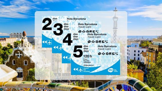 Hola Barcellona Carta di Viaggio per il Trasporto Pubblico - Hola Barcelona Public Transport Travel Card