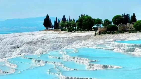 Izmir + Pamukkale + Hierapolis private charter day tour in Türkiye