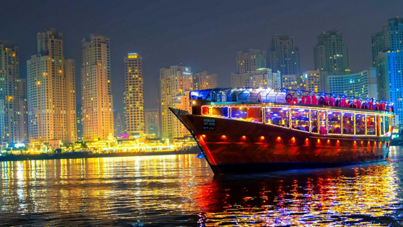 Queen of the Sea Night Cruise Experience in Dubai