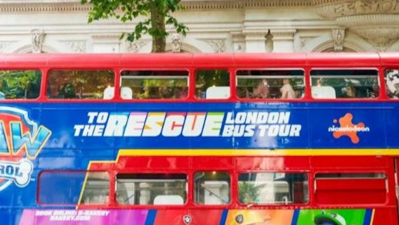 London: PAW Patrol Guided Afternoon Tea Bus Tour