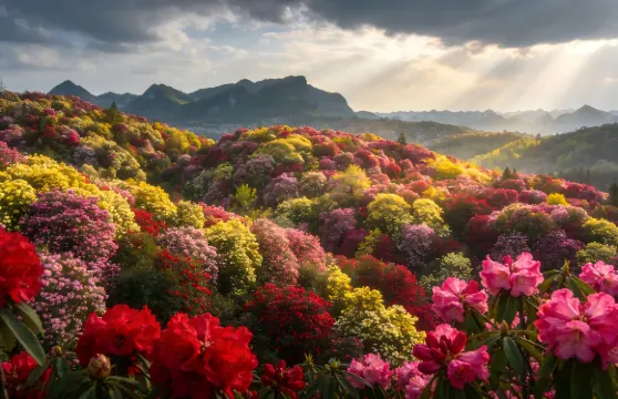 貴州百里杜鵑風景區一日遊【金坡+普底雙景區@踏春出遊-賞花季】