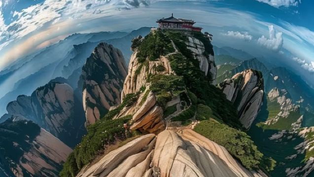 陝西華山一日遊【15人小團/三環內區域接送/純玩贈登山禮包】