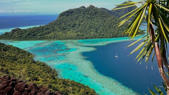 仙本那敦沙卡蘭海洋公園全景登山+珊瑚浮潛+網紅沙灘一日遊