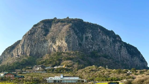 Lawatan Sehari Jeju Barat Daya | Pasar Olleh + Gunung Sanbangsan + Air Terjun Jeongbang | Termasuk Tiket Masuk