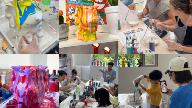 Graffiti - art project - Okinawa workshop experience for making dolls/keychains